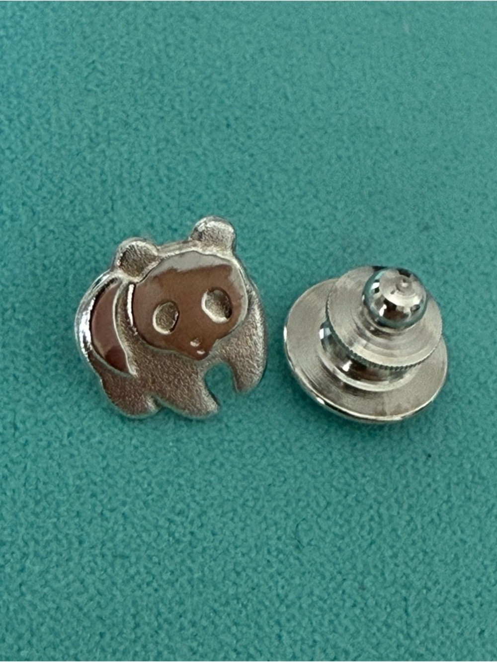 Tiffany & Co. Silver Panda Pin World Wildlife Fund - Retired